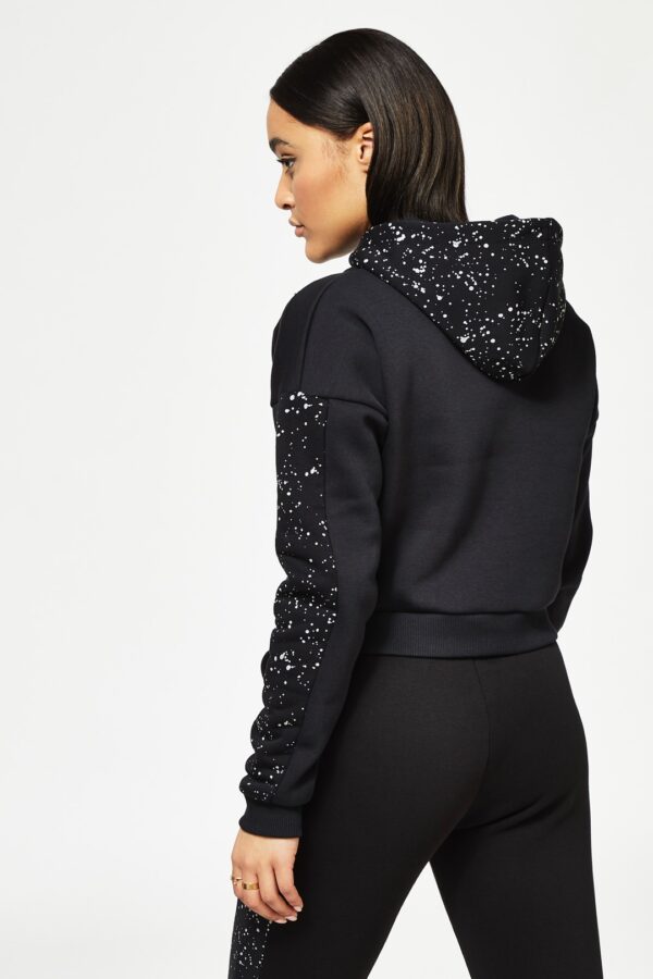 11 DEGREES Sudadera " Reflective Splatter " color negro