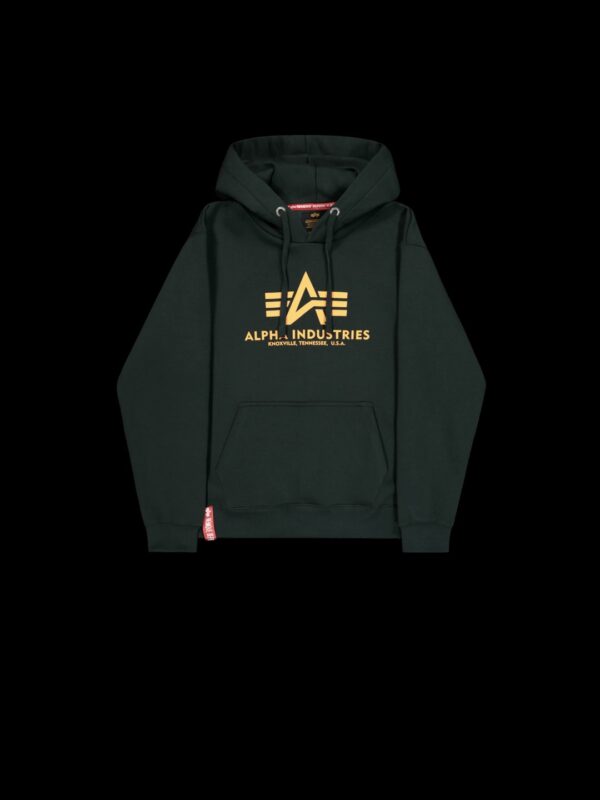 ALPHA INDUSTRIESSudadera"Basic Hoodie"color gris oscuro