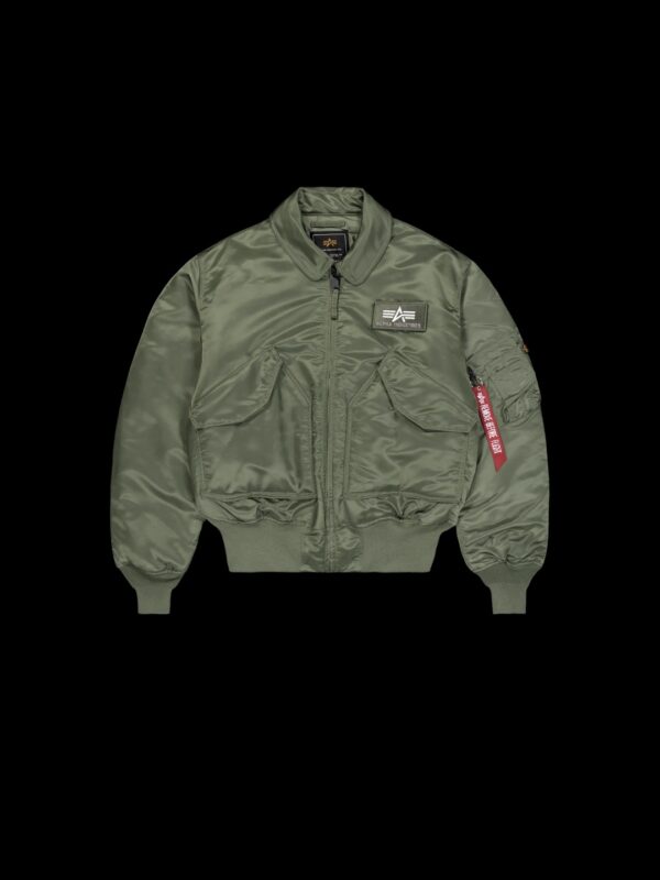 ALPHA INDUSTRIES Bomber " CWU 45 " color verde