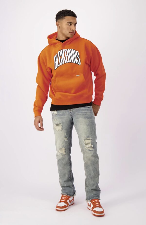 BLACK BANANAS Sudadera " ARCH HOODY " color naranja