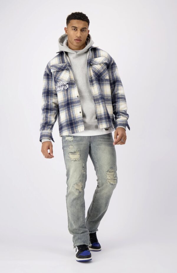 BLACK BANANAS Sobrecamisa " TAGGED OVERSHIRT " multicolor