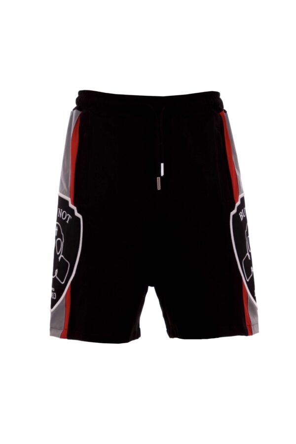 Bermudas BUTNOT " Logo Scudetto con Fascia Reflective " color negro