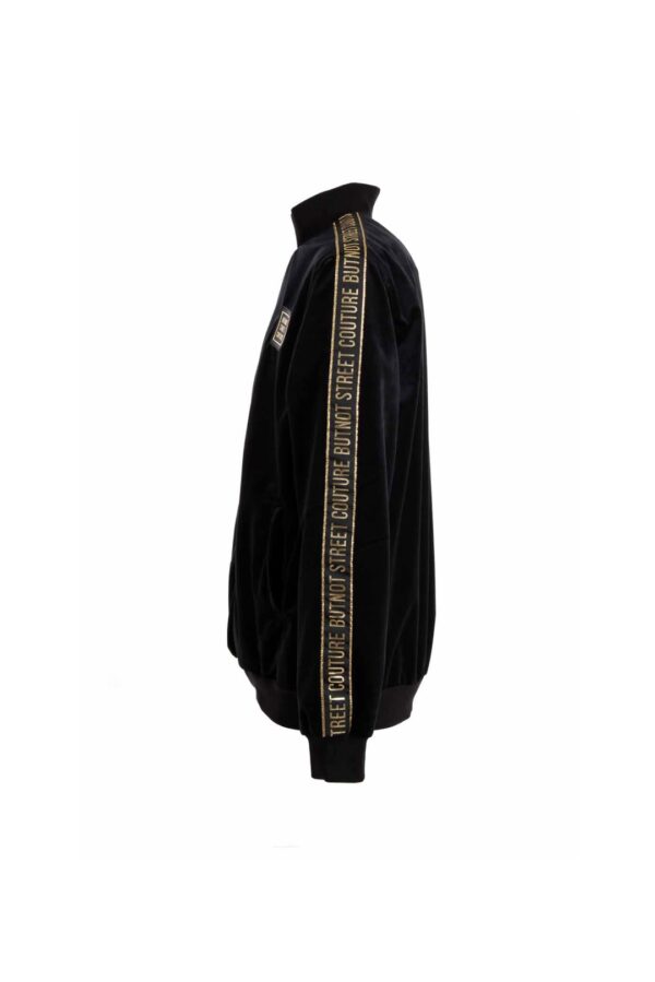 BUT NOT Chaqueta " Velluto con Bande Oro Street " color negro