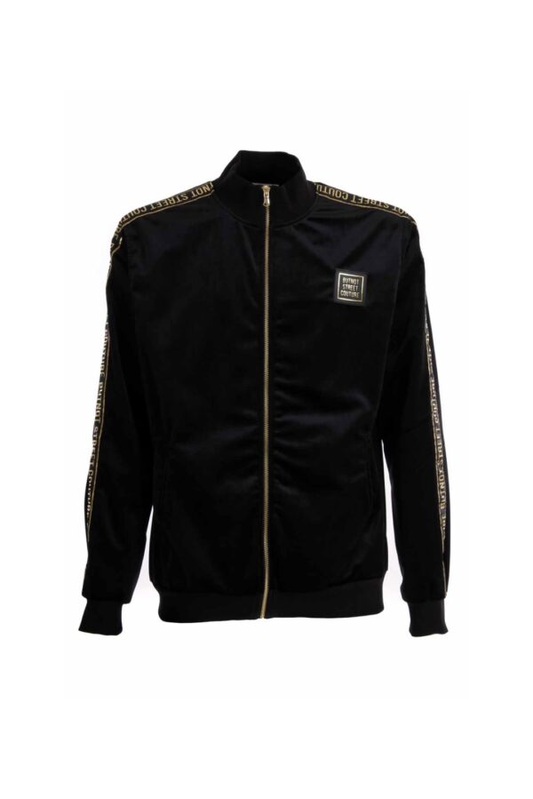 BUT NOT Chaqueta " Velluto con Bande Oro Street " color negro