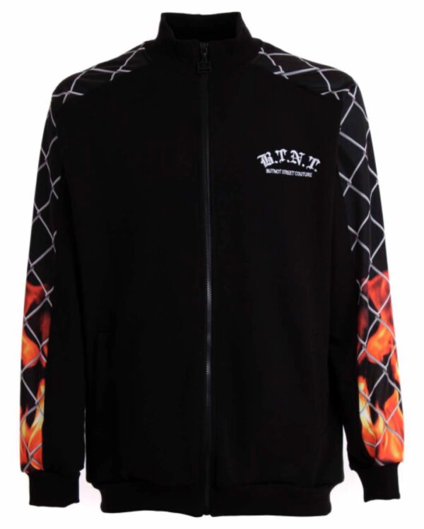 BUT NOT Chaqueta " Fiamme Rete " color negro