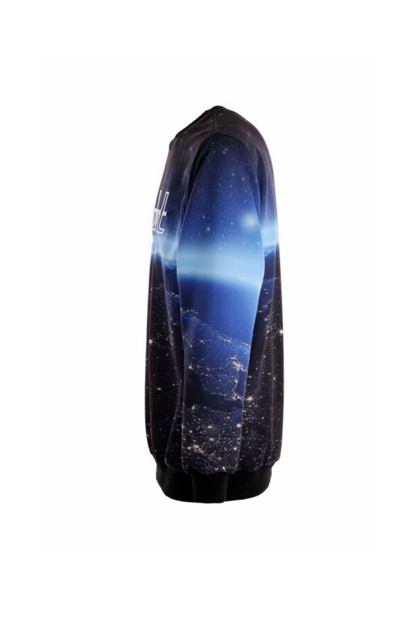 BUT NOT Sudadera " Girocollo Galassia Ricamo " color negro