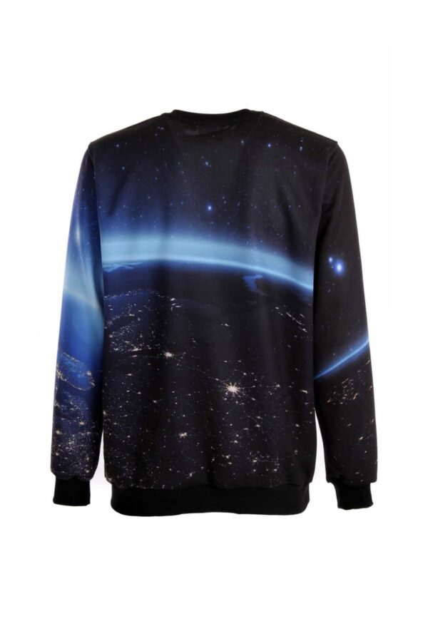 BUT NOT Sudadera " Girocollo Galassia Ricamo " color negro