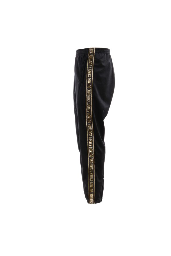 BUT NOT Pantalon " Vell.Con Bande Oro Street " color negro