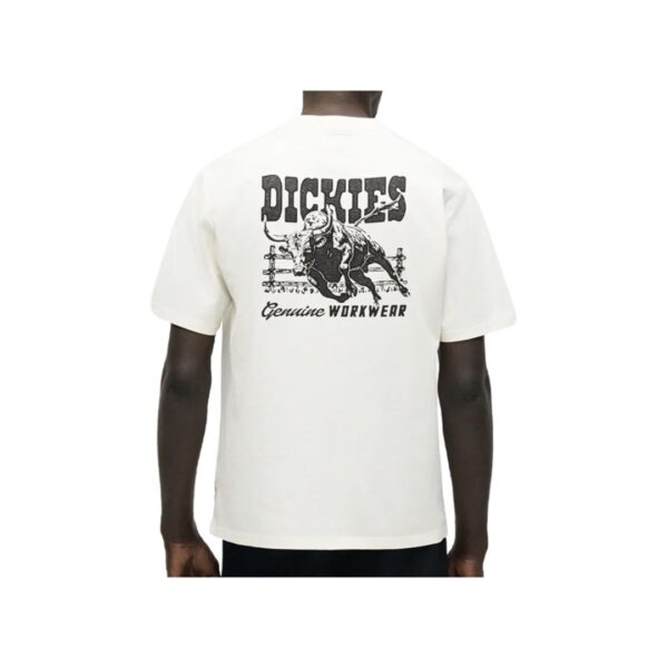 DIKIESCamiseta"BUCHTELL SS TEE EGRET"color blanco roto