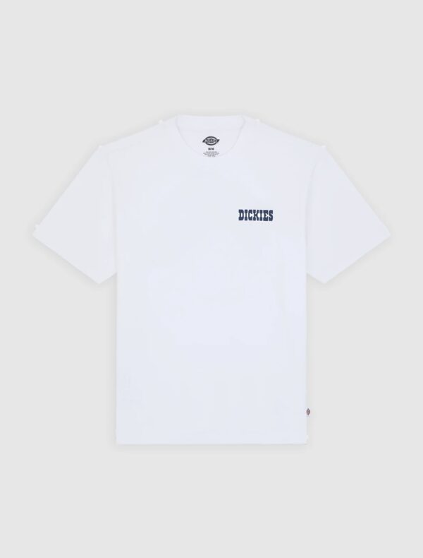DIKIESCamiseta"PLAIN CITY SS TEE WHITE"color blanco