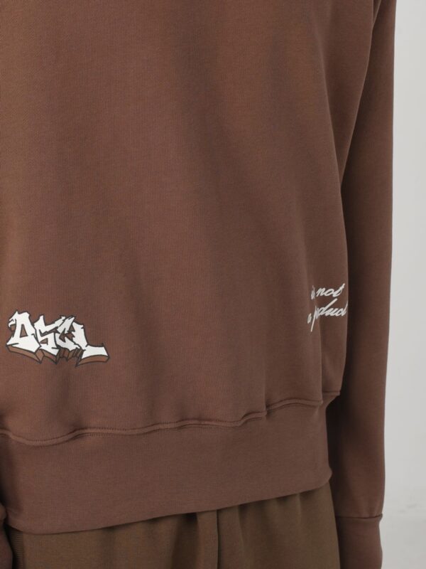 DISCLAIMER Sudadera color marron