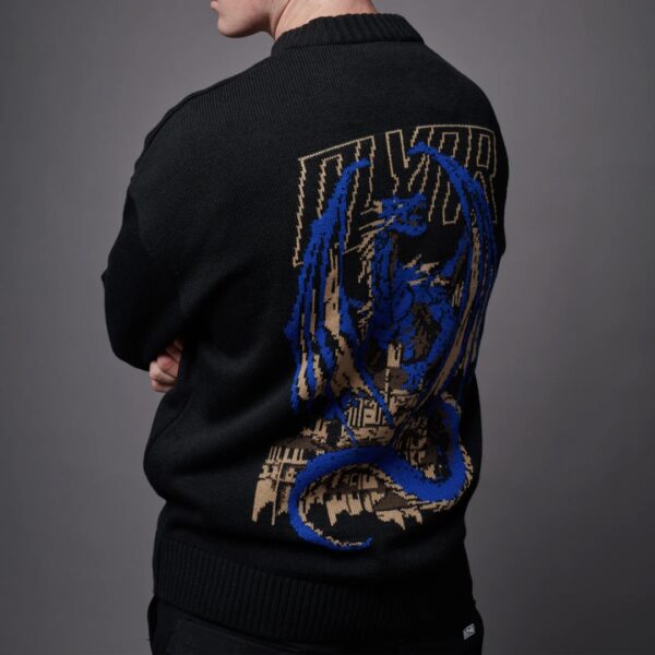 DOLLY NOIR Jersey " BLUE DRAGON SWEATER BLACK " color negro