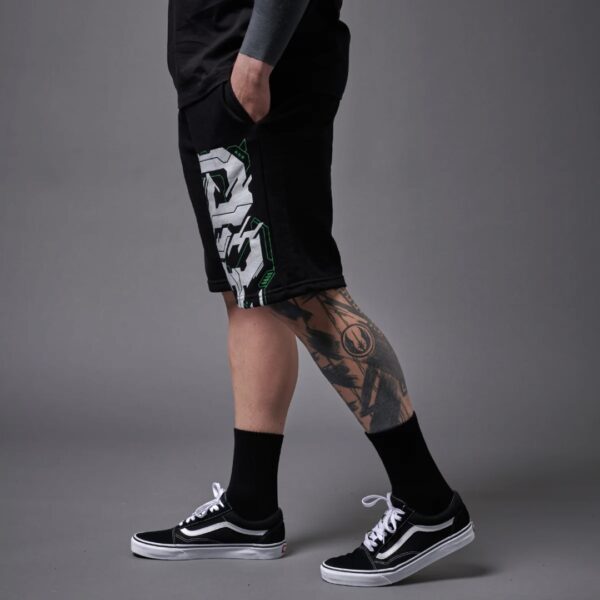 DOLLY NOIR Bermuda letras color negro