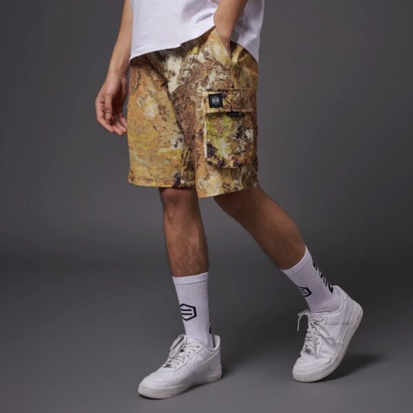 DOLLY NOIR Bermuda " DESERT CHEMICAL CARGO SHORTS " color beige