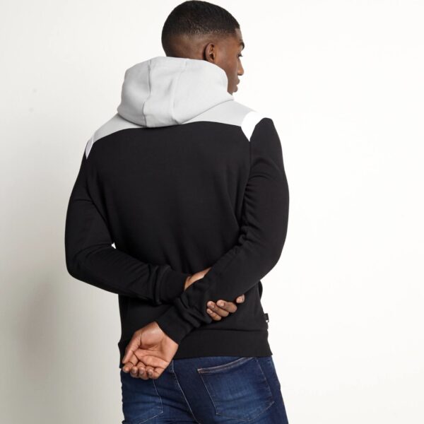 11 DEGREES Sudadera " Cut And Sew " color negro-gris