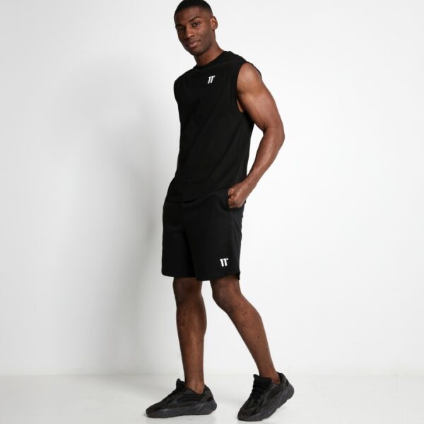 11 DEGREES Bermuda " Core Sweat " color negro