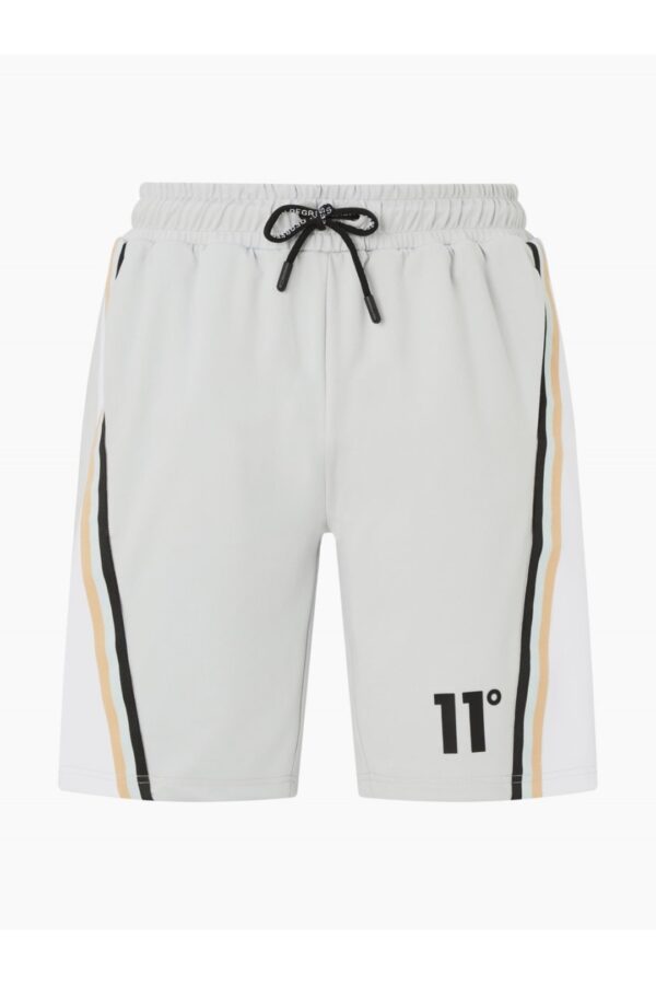 Bermudas 11º "Cut & Sew Tape Detail Poly " color gris