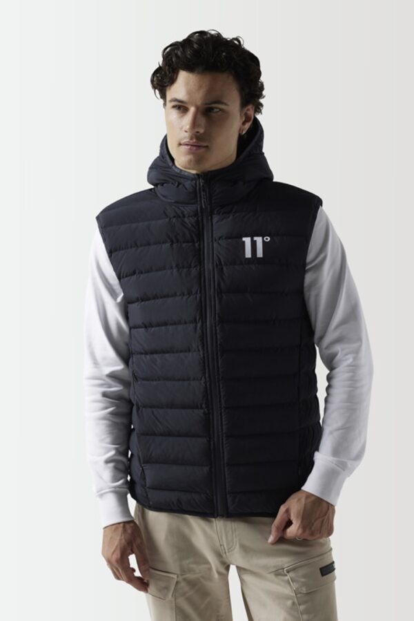 11 DEGREES Chaleco " SPACE GILET " color negro