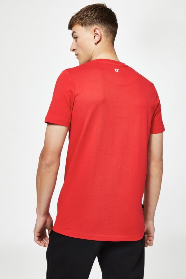 11 DEGREES Camiseta " 3D Linear Gradient " color rojo