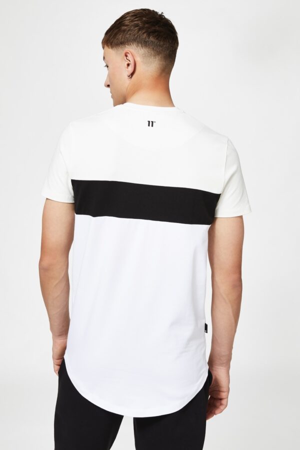 11 DEGREES Camiseta " Triple Pannel Muscle Fit " color blanco