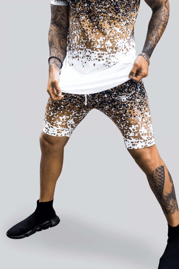 Bermudas ELIU " Picasso " color dorado