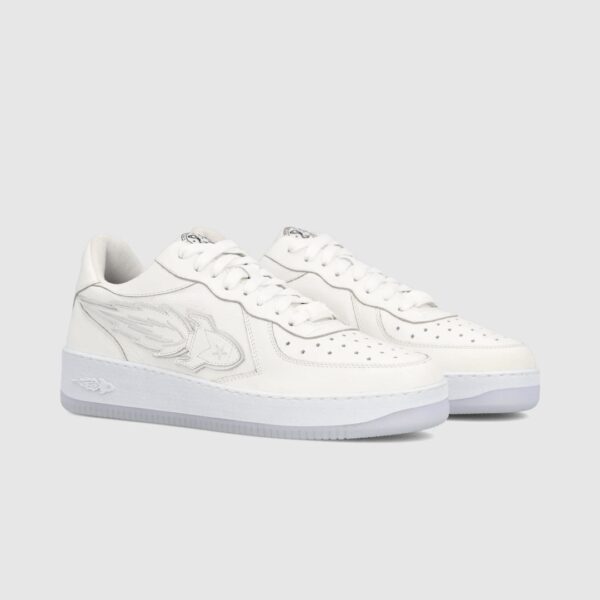 ENTERPRISE JAPAN Sneakers " EJ EGG ROCKET - LOW SNEAKER GOAT LEATHER MILK