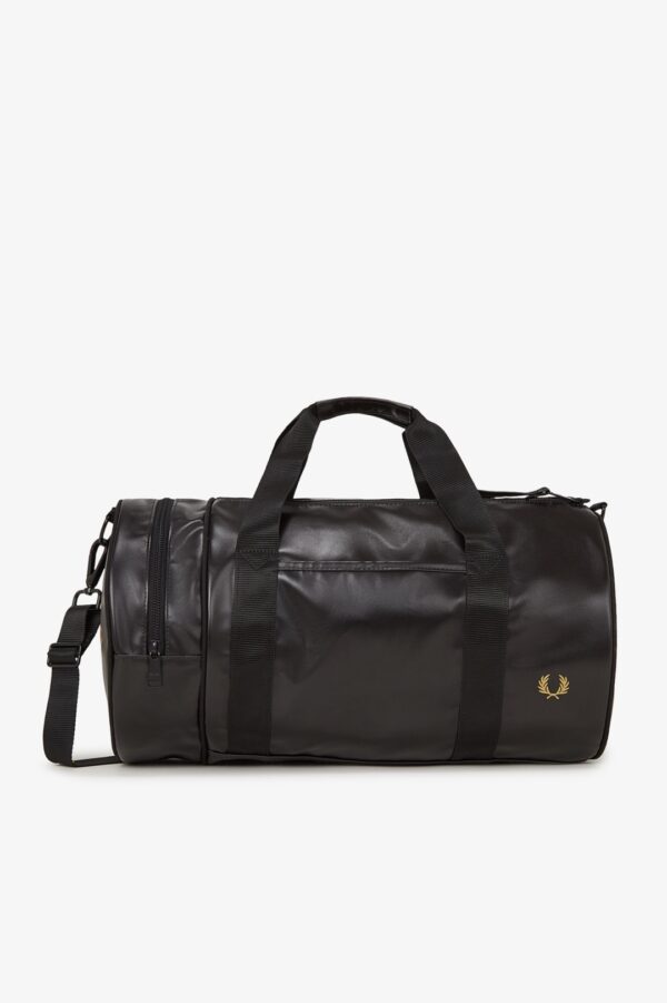 FRED PERRYBolso"TONAL CLASSIC BARREL BAG"color negro