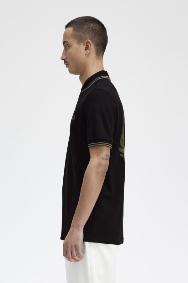 FRED PERRY Polo " 3D Graphic " color negro