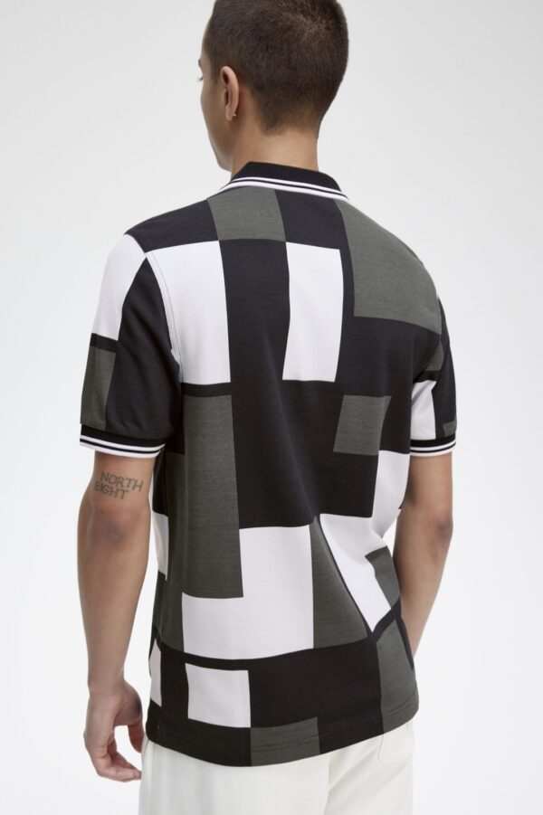 FRED PERRY Polo " Pixel Print " color unico