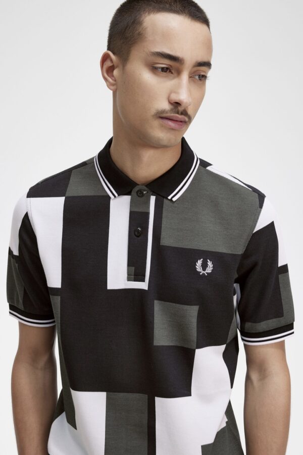 FRED PERRY Polo " Pixel Print " color unico