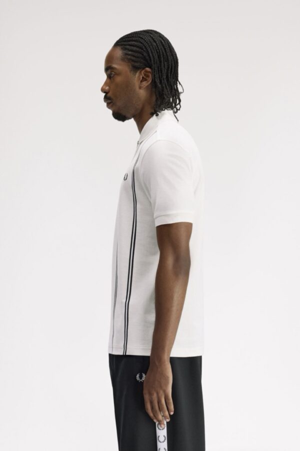 FRED PERRYPolo"Rayas verticales"color blanco