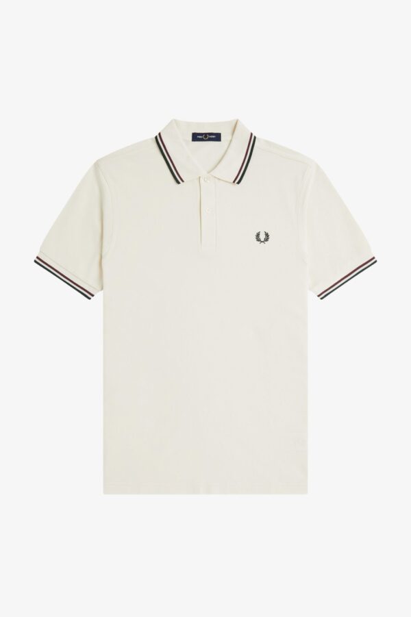 FRED PERRYPolo"TWIN PIPPED"color crudo