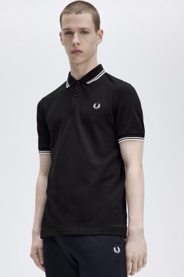 FRED PERRYPolo"TWIN TIPPED FRED PERRY"color negro