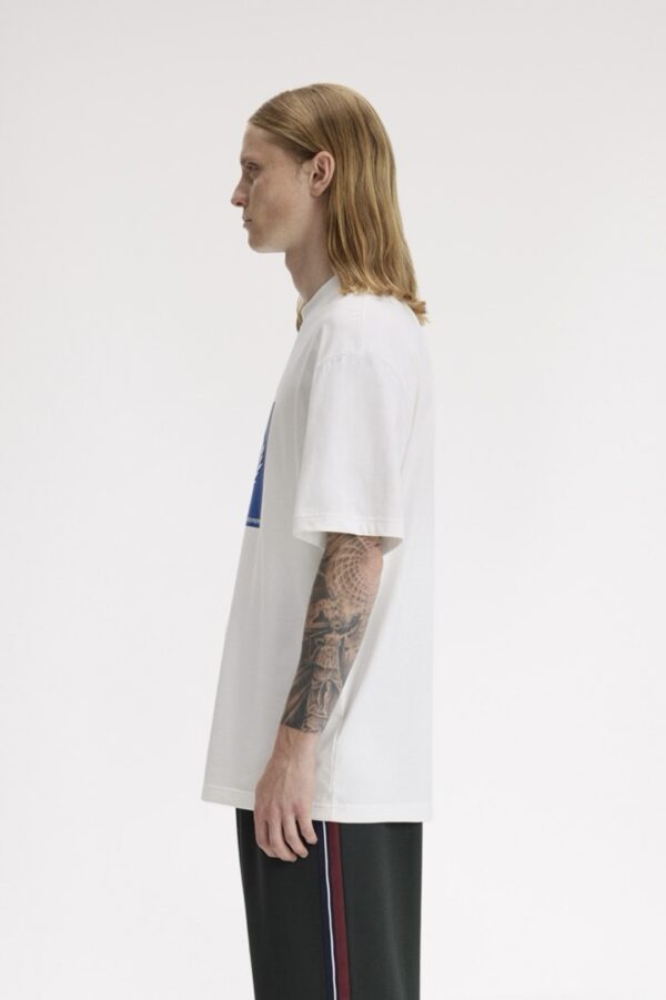 FRED PERRYCamiseta"Box Graphic"color blanco