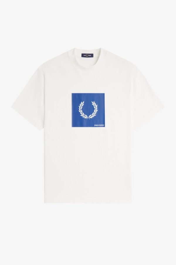 FRED PERRYCamiseta"Box Graphic"color blanco