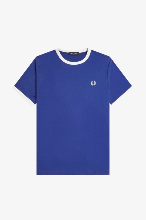 FRED PERRYCamiseta"RINGER T-SHIRT"color marino