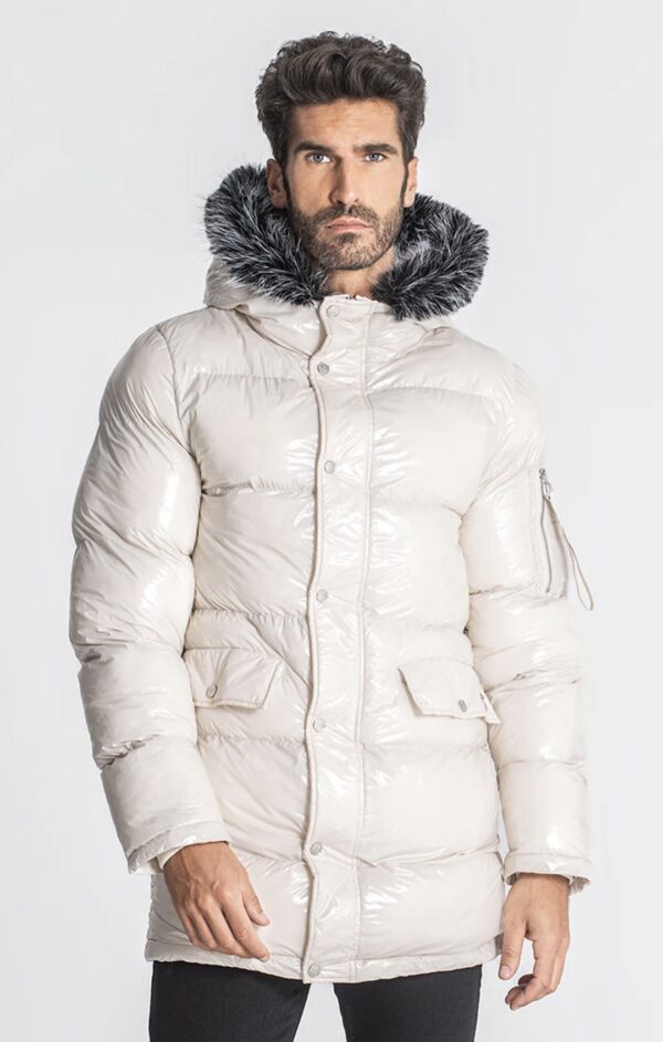 GIANNI KAVANGH Chaqueta " White iD Glossy Coat " color blanco