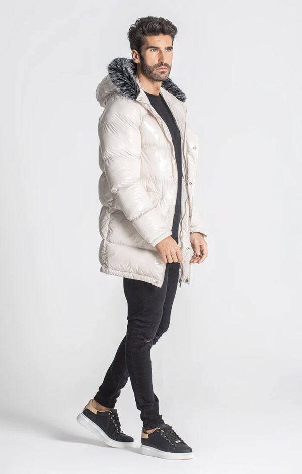 GIANNI KAVANGH Chaqueta " White iD Glossy Coat " color blanco