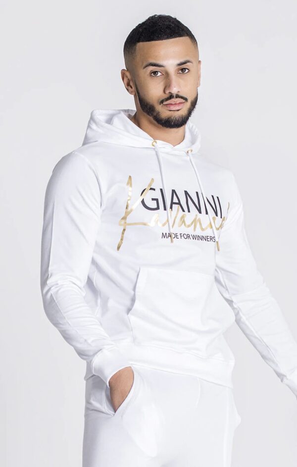 GIANNI KAVANAGH Sudadera " Blurred Lines " color blanco