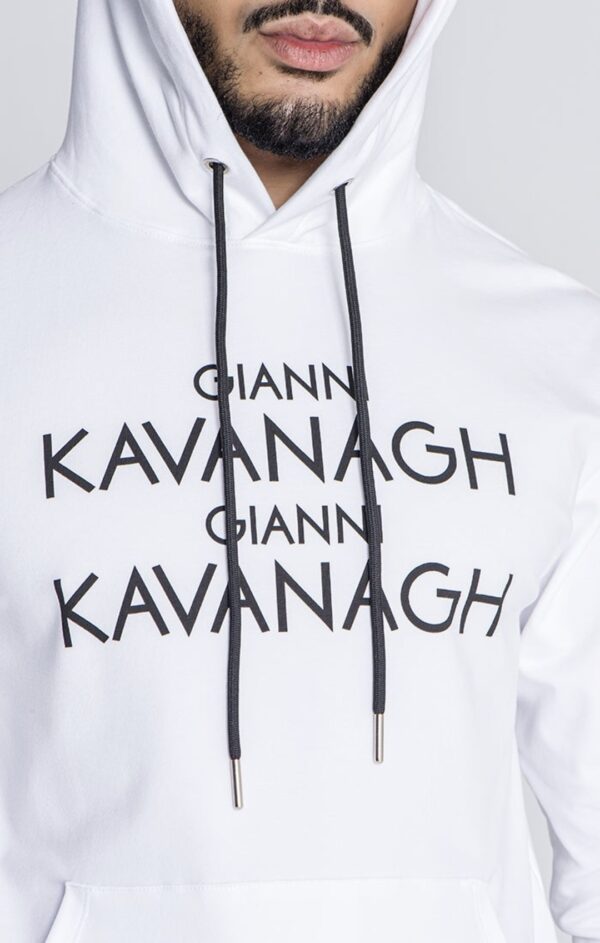 GIANNI KAVANAGH Sudadera " Script " color blanco
