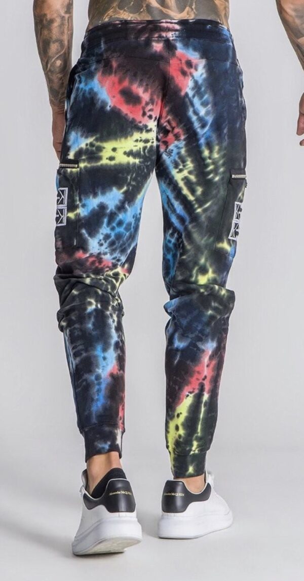 GIANNI KAVANGH Pantalon cargo tie dye