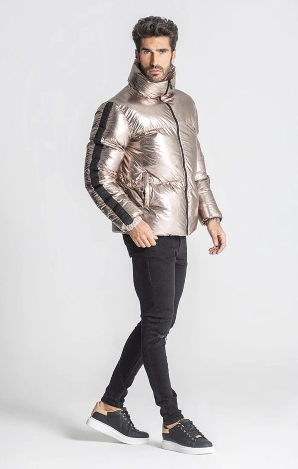 GIANNI KAVANGH Chaqueta " Gold Crypto Puffer Jacket " color dorado