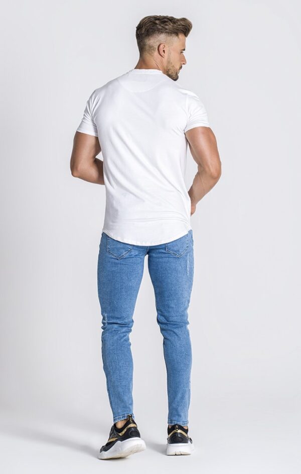 GIANNI KAVANAGH Camiseta " Gold Union " color blanco