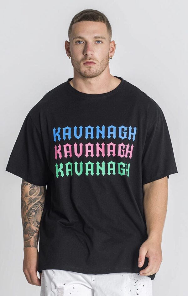 GIANNI KAVANAGH Camiseta " Igaf Oversized " color negro