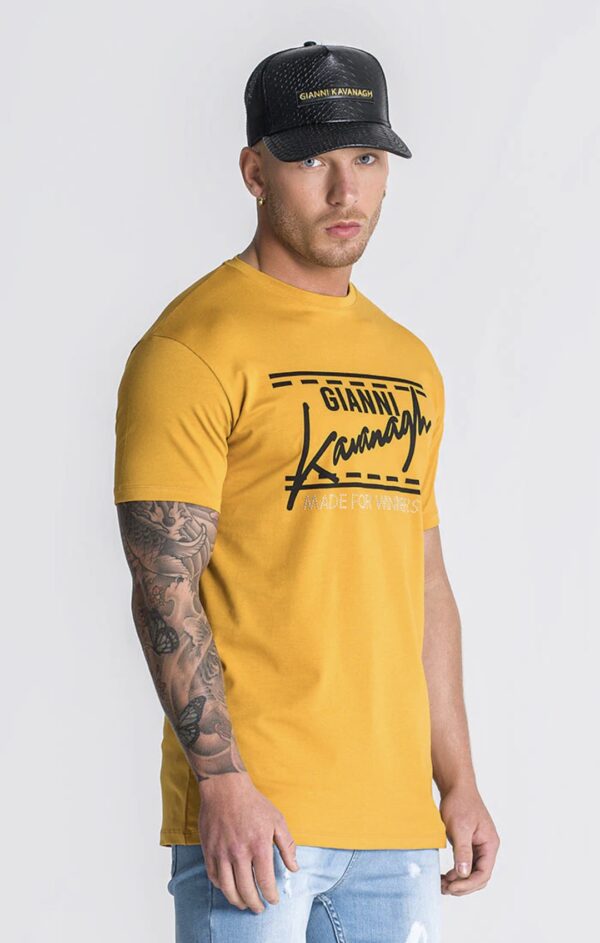 GIANNI KAVANAGH Camiseta " Theater " color amarillo