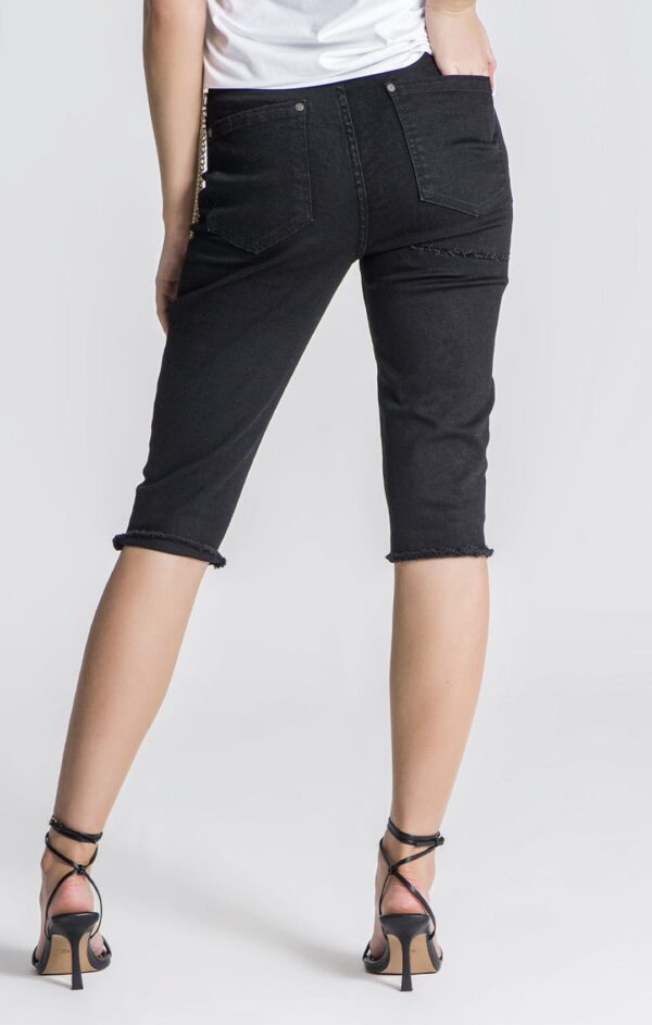 GIANNI KAVANAGH Bermuda " Gianni Denim " color negro