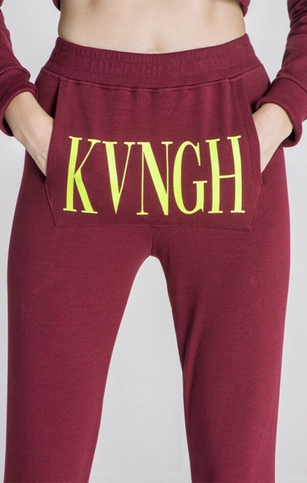 GIANNI KAVANAGH Pantalon " Lucifer " color burdeos