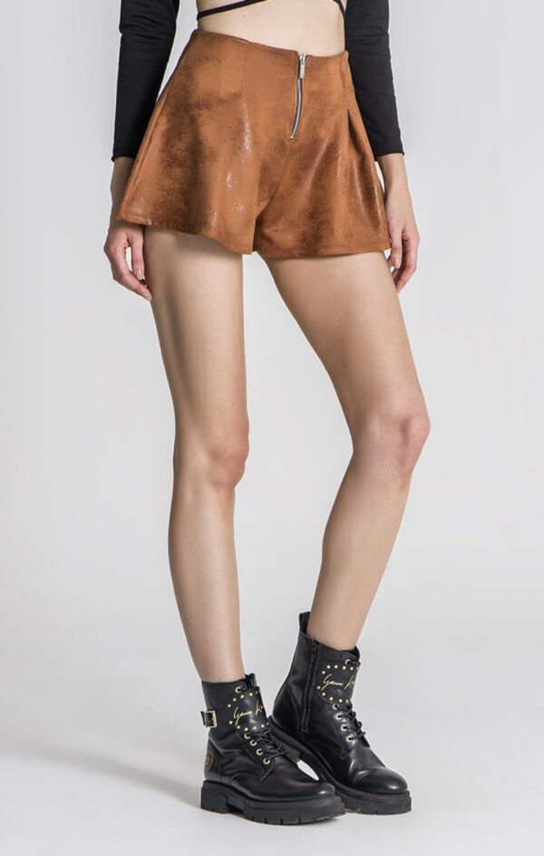 GIANNI KAVANAGH Short-Falda " Lucifer " color camel