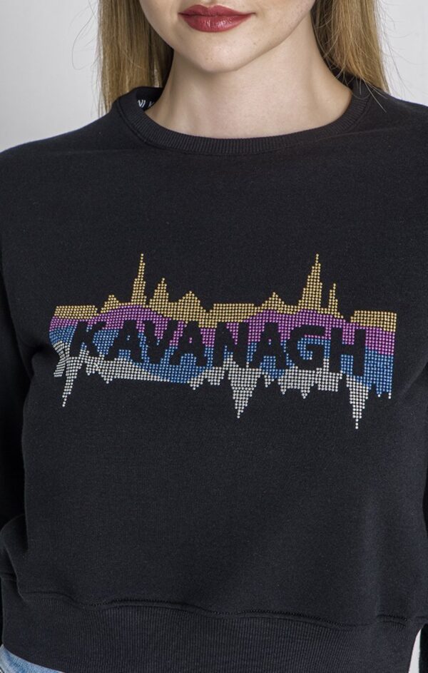 GIANNI KAVANGH Sudadera " Alive " color negro