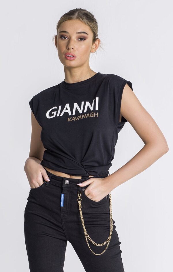 GIANNI KAVANAGH Top " Gianni " color negro